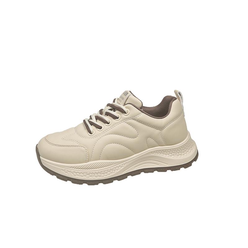 

Женская обувь больших размеров Дышащие сетчатые повседневные кроссовки Модная одинарная обувь Спортивная обувь Летняя новинка 35 бежевый