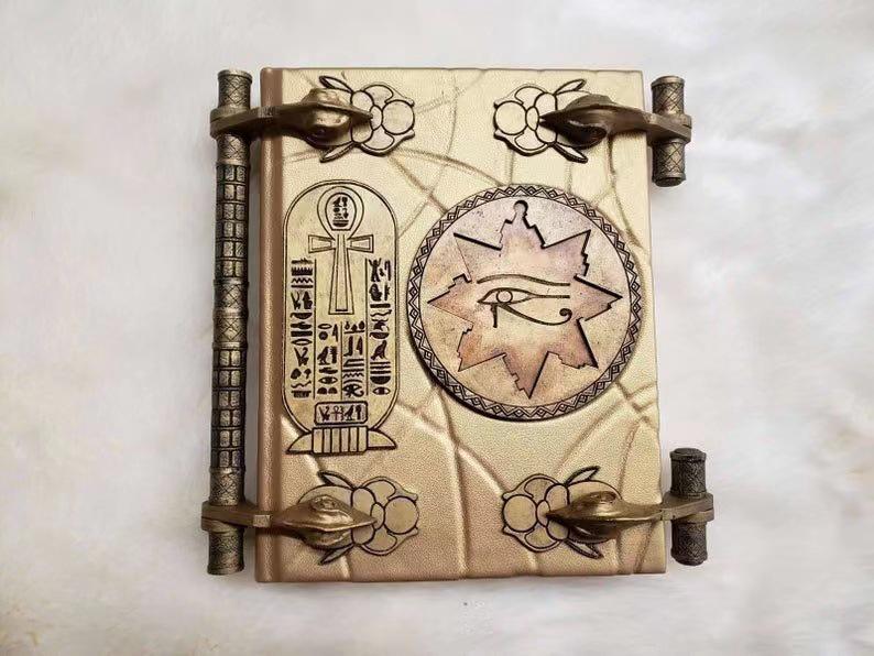 

Mysterious Book of the Dead Resin Ornament: Creative Home Decor