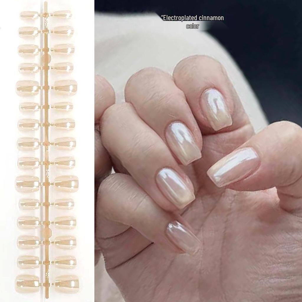 Blush Gradient Nail Tips - Semi-finished, Wearable, Long & Short Styles for Nail Salon Art