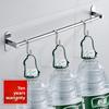 Modern Stainless Steel Towel Rail With Chrome Finish For Bathroom Storage