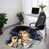 1 Stück Scarface Büro Rundteppich, Rutschfest, Weich und Langlebig, Büroteppich für Innendekoration, Perfekt für Büro, Schöne Dekoration