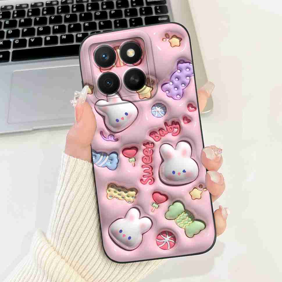 Shockproof For Honor X8C Protective Case Luckly Animal Soft Silicone Cover For Honor X8C X8B X7B X9B X6A X7A X8A X9A 4G 5G Capa