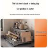 Multi-functional Kitchen Countertop Spice Rack with Knife Holder