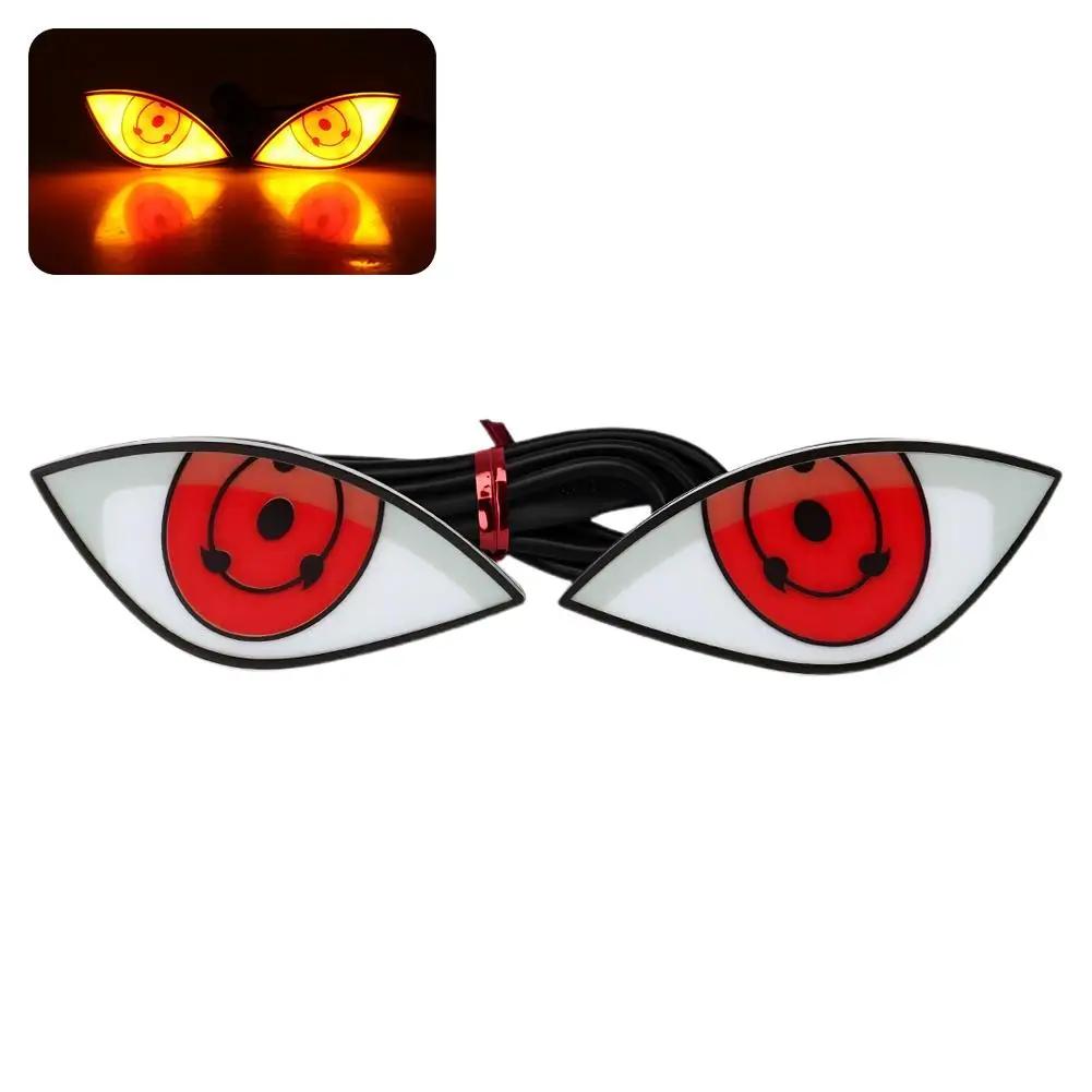 Motorcycle LED Tail Signal Light License Plate Lamp 12V Eagle Eye Headlight Flash Strobe Light for Motor Car Decoration M5L7