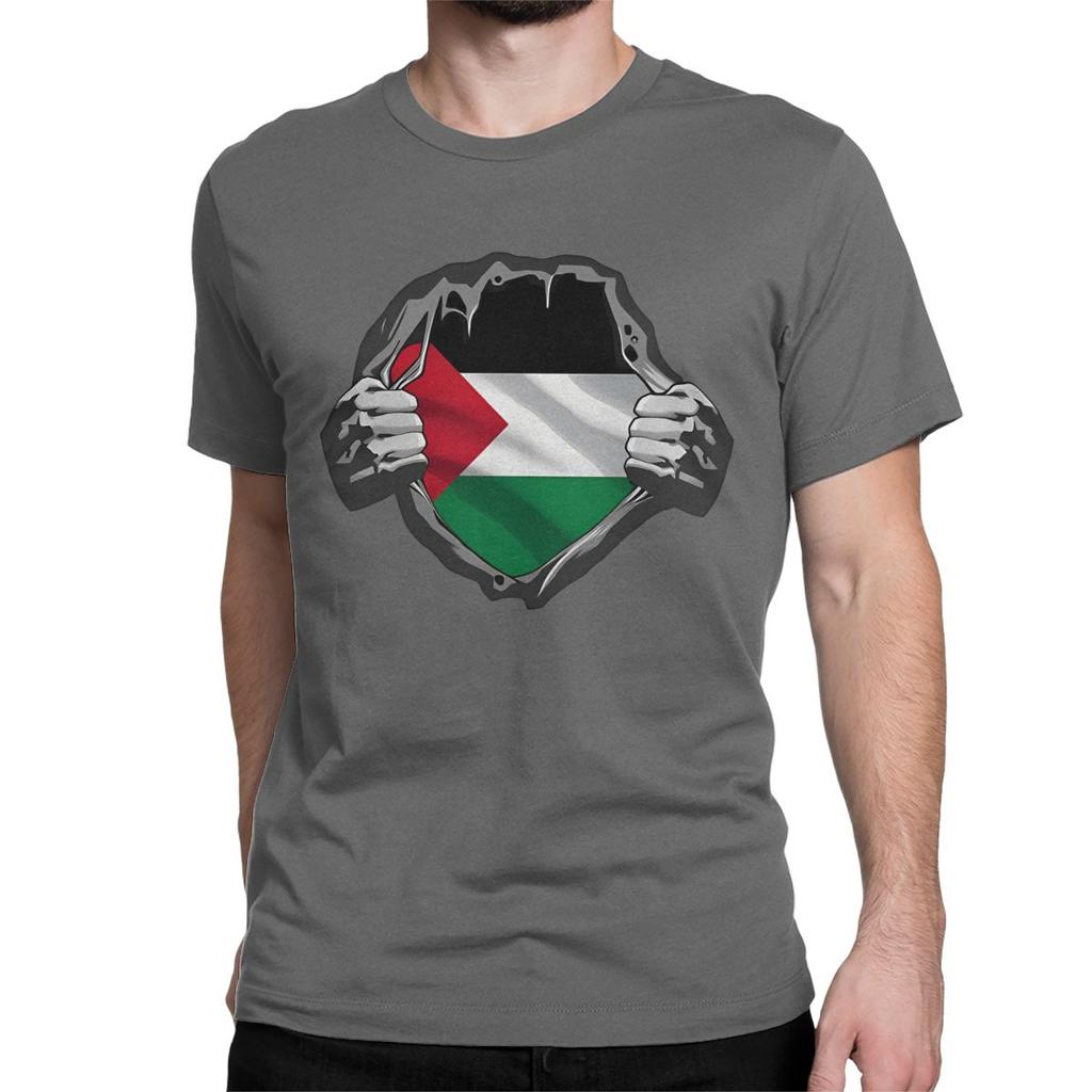 Palestine Flag T-Shirt for Men Women Arabic Hatta Kufiya Keffiyeh Casual Cotton Tee Shirt Crewneck T Shirts Plus Size Clothing