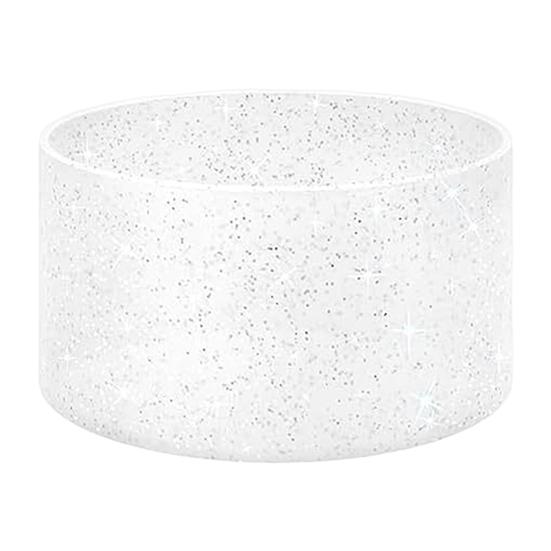 Silikonový návlek na kelímek s třpytkami, protiskluzový, tepelně izolační kryt, lehká podložka pod láhev na vodu pro tumbler