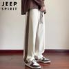 JEEP SPIRIT Herren Locker Geschnittene Gerade Bein Freizeithose