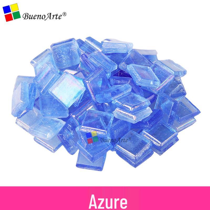260 Stück 1 cm Transparente Eisjade Mosaik Glasperlen für DIY Kerzenhalter Basteln