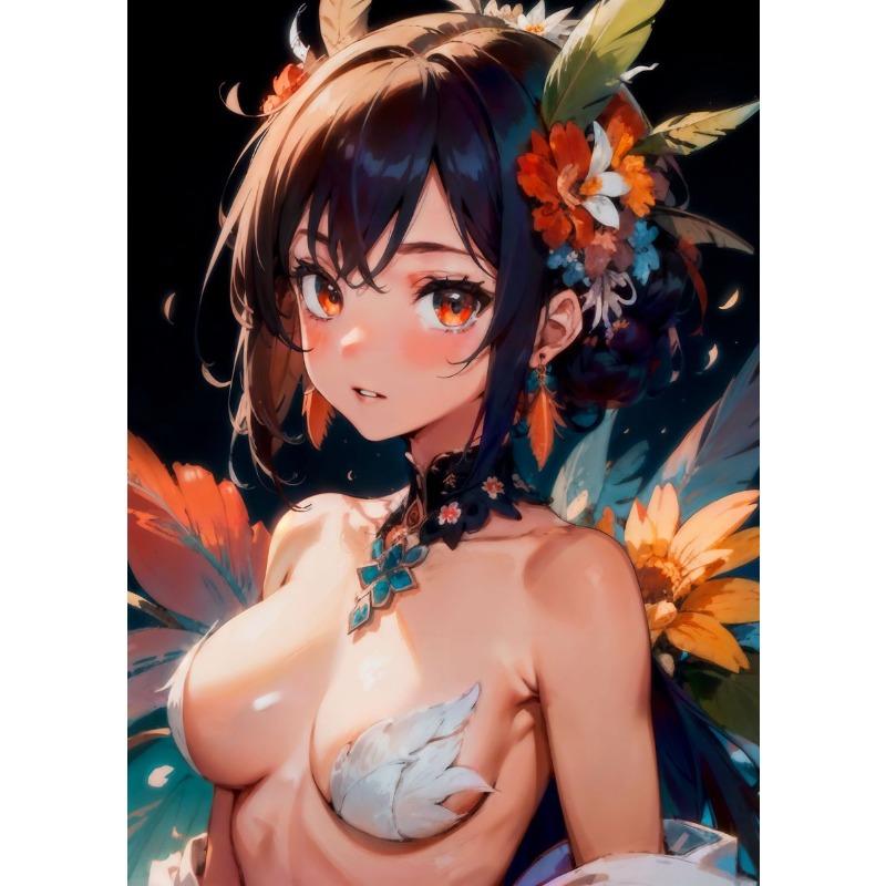Sexy Anime Female Painting Canvas Poster Wall Art Pictures for Living Room Boy Bedroom Playroom Game Room Bar Modern Home Decor