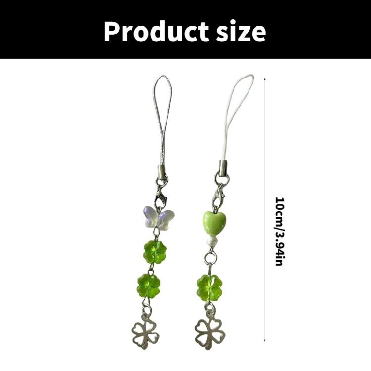 Adorable Clovers Designs Phone Charm Adorable Good Luck Clovers Phone Charm Lightweight Bag Accessory Gift for Women