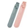 Cross-border PVC Long Hot Water Bottle with Plush Cover – Extra-Large, Explosion-Proof Hand and Body Warmer for Students and Bed.