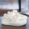Chaussures d'été pour bébés filles Chaussures de skate Chaussures en mesh respirant Chaussures pour grands enfants Petites chaussures blanches Chaussures pour enfants Baskets