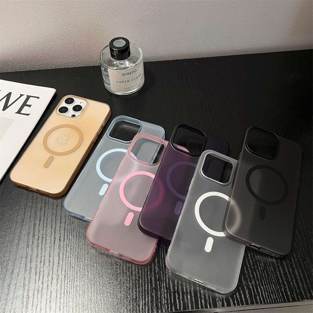 Matte Translucent Magsafe Magnetic Phone Case For iPhone 17 Air 16 15 Pro Max 14 Plus 13 12 11 Wireless Charge Shockproof Cover