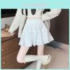Cotton Blend Puff Skirt For Women With Bowknot Pattern For Autumn Winter Fashion