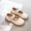 Student girls shoes children's princess small leather shoes 2025 spring and autumn baby Mary shows soft-soled single shoes non-slip and odor