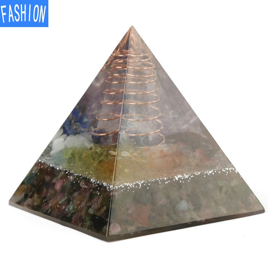 Leimharz Kristall Kies Stein Spirale Pyramide Pendel Europäisches und amerikanisches Ornament Eugen Turm Ornament