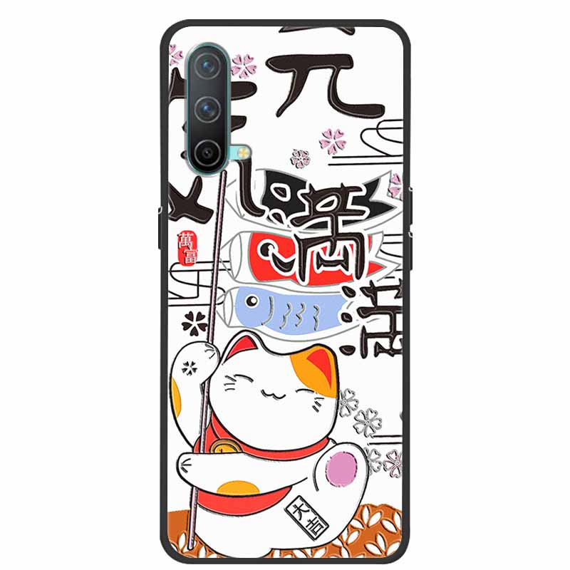 3D Phone Case For OnePlus Nord CE5 CE CE2 CE3 CE4 Relief Emboss Flower Cover for OnePlus Nord CE 2 3 4 5 Silicone Soft Protector