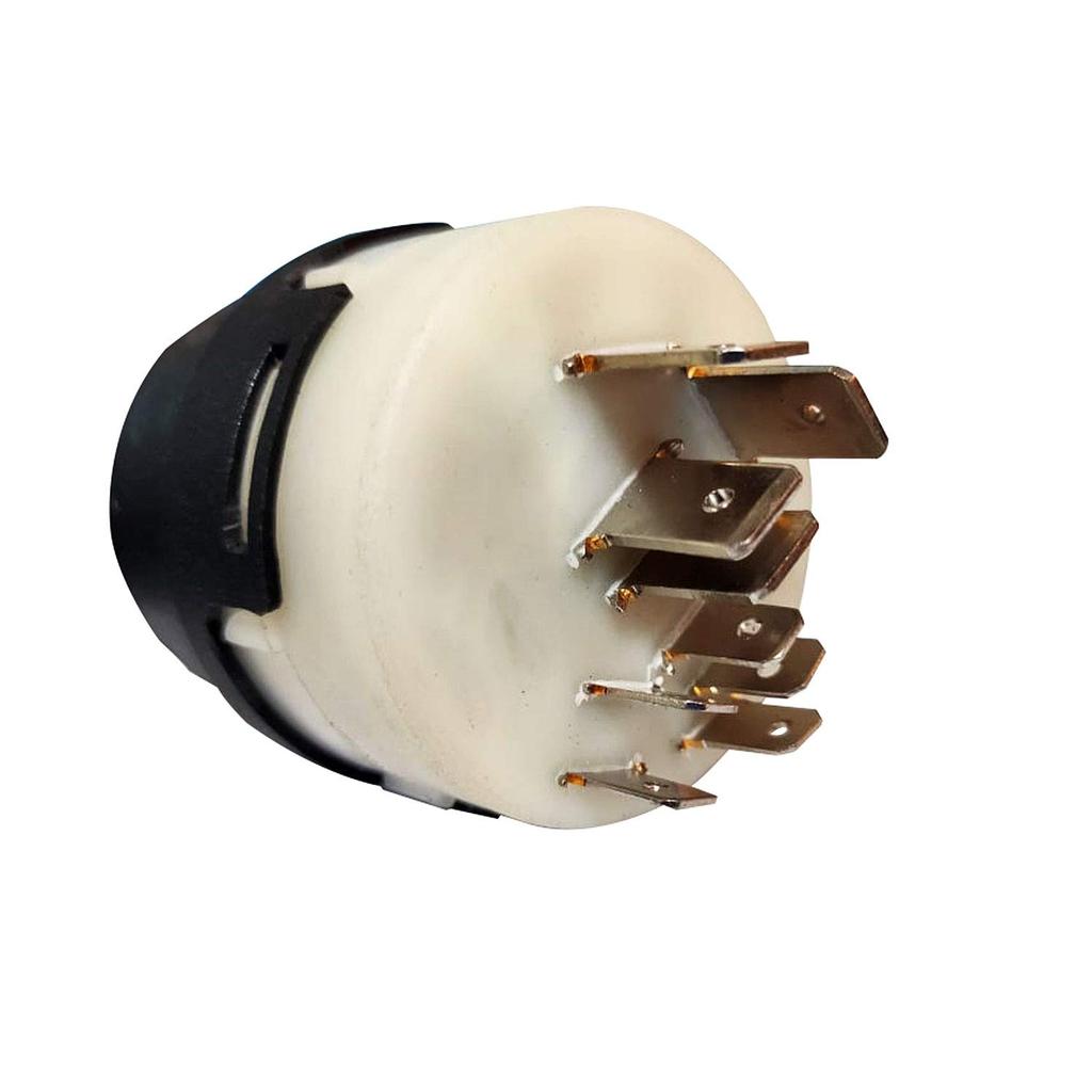 JCB PARTS 3CX Ignition Switch 9 Pins Switch 2 Key Suitable for JCB Modals 1CX 2CX 3C 3CN 3CX 4C 4CN 4CS 4CX