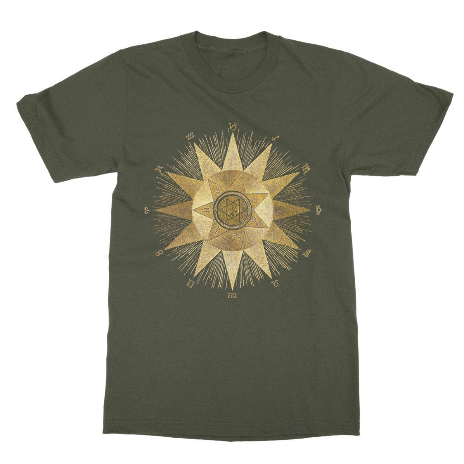 Vintage Astrology T-Shirt - Unisex Celestial Design 3XL