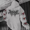 Unisex Y2K Gothic Punk Graphic Hoodie Oversized Long Sleeve Streetwear Sweatshirt