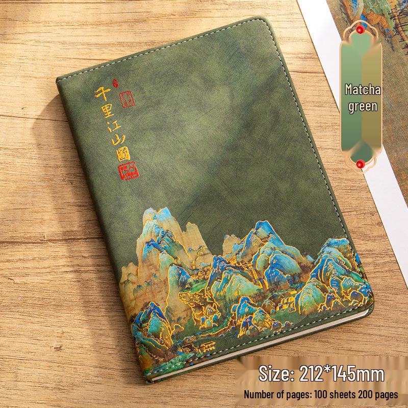 Exquisite Guochao Chinese Style Notebook & Diary Gift Set for Business Meetings