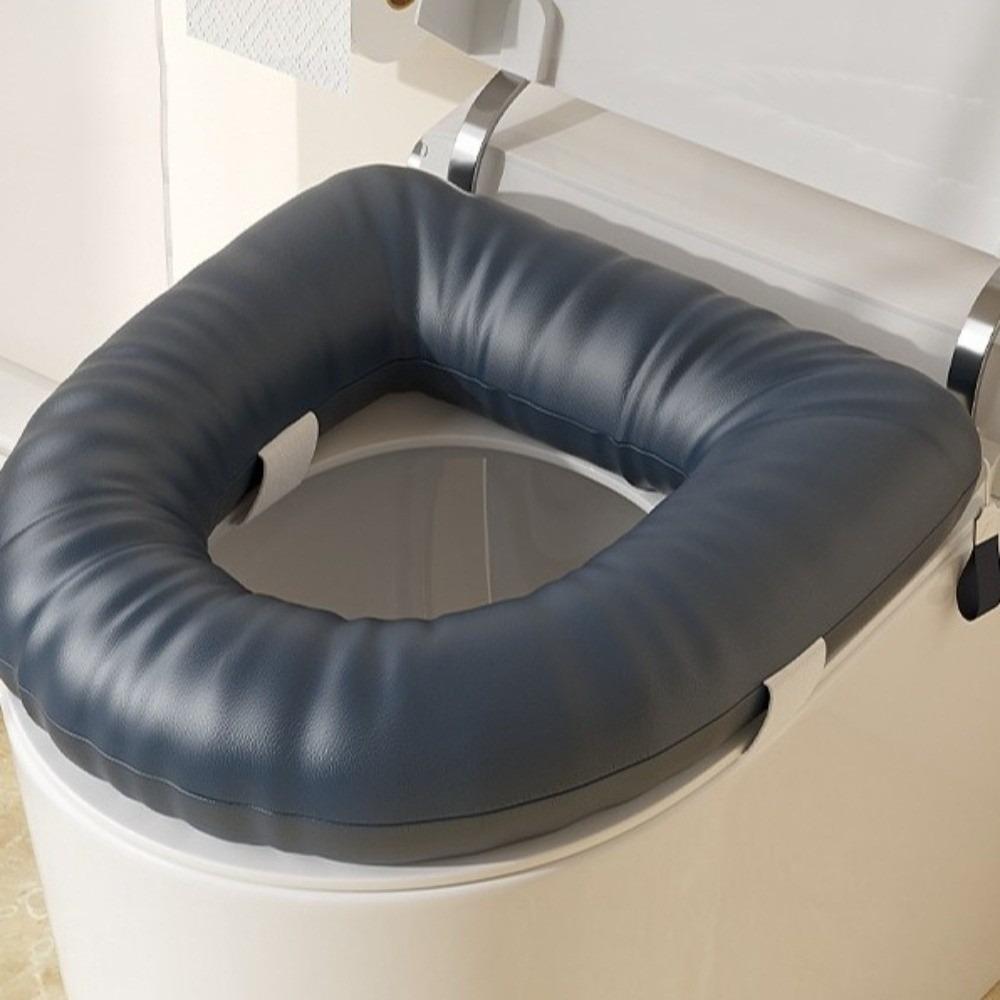 Waterproof Toilet Seat Cushion Height Increasing Leather Toilet Seat Toilet Seat Cover Washroom