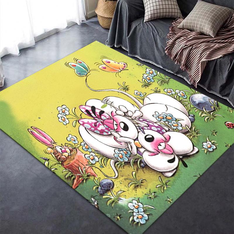 2025 New Diddl Carpet Rug for Living Room Bedroom Home Sofa Decoration,Kids Play Non-slip Floor Mat