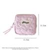 Polka Dot Cosmetic Bag Large Capacity Sanitary Napkin Storage Bag Small Lipstick Pouch  Women Girl