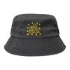 Angina Pectoris Band Tour Merchandise Bucket Hats Unisex Damen Used Denim Sonnenhut Bob Hut Anglerhut Wandern