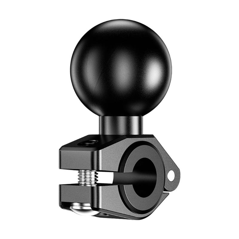 Mounting Base for 0.39-0.63inch Diameter Rail Includes 25mm Ball Joint for Action Cameras and Navigation Devices