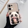 Per Oppo Reno13 F FS 5G 13F 4G Custodia per Telefono Bellissimo Panda Disegno Animato Paraurti Morbido Silicone Cover Per Reno13 Pro Reno 13 5G