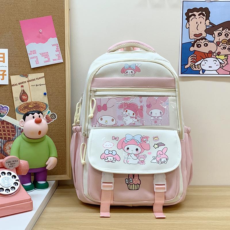 School Bag Cartoon Large Capacity Multi-compartment Cute - Grade Versatile Casual Sweet