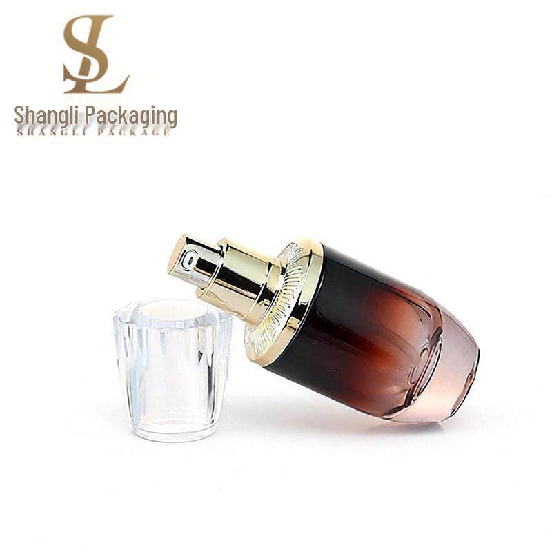Cosmetic Glass Set: 50g Cream Jar & 150ml Travel Lotion/Toner Bottles