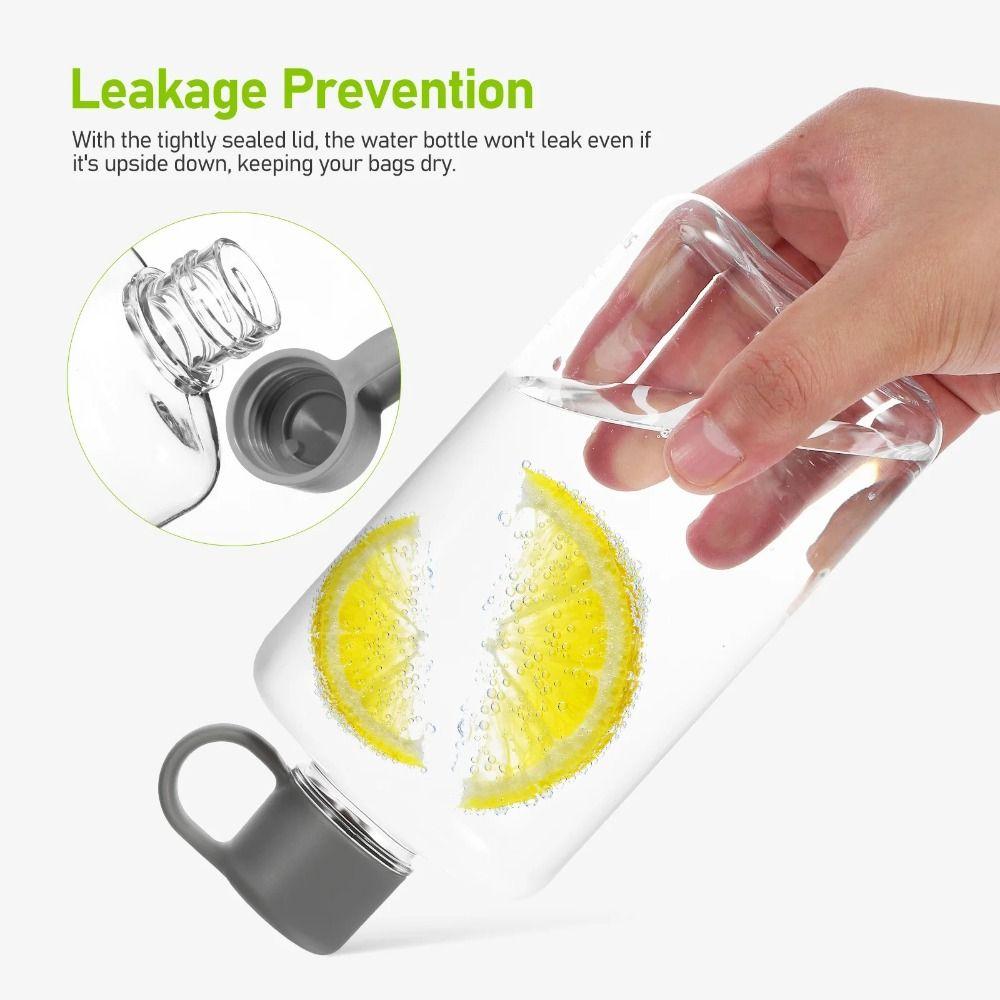 Flat Sport Bottle Tritan Material Drinks Kettle Pocket Bottle Water Bottle  Milk