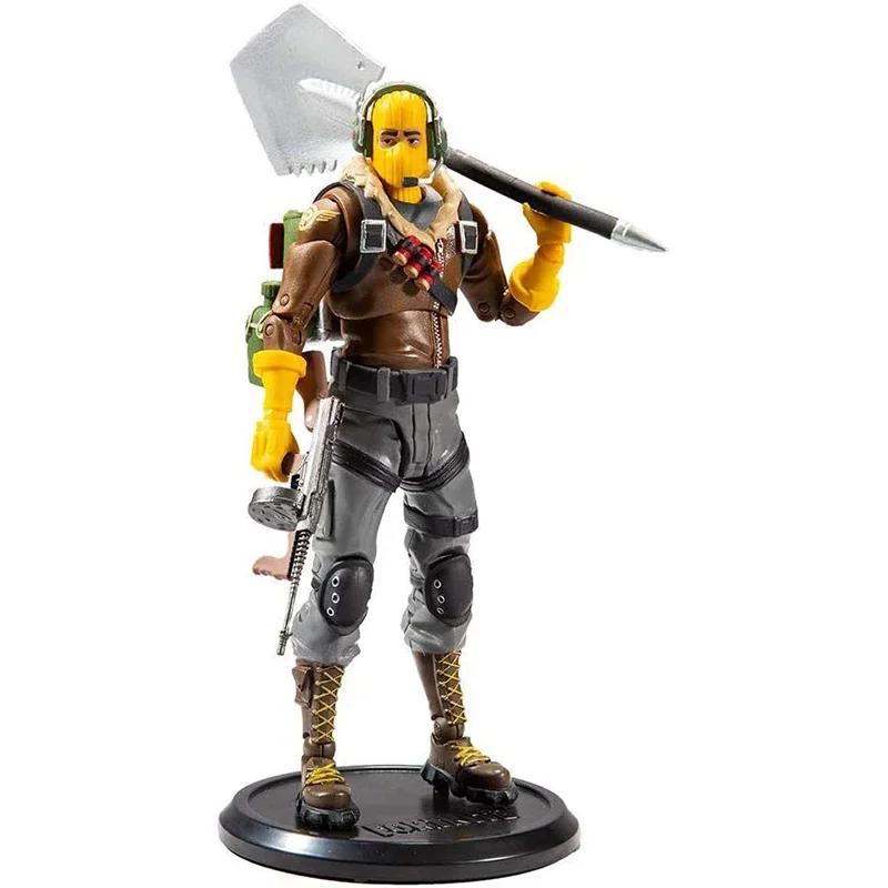 Fortnite Raptor Schwarzer Ritter Totenkopf-Soldat Premium Actionfigur Modell SpielFiguren Modelle