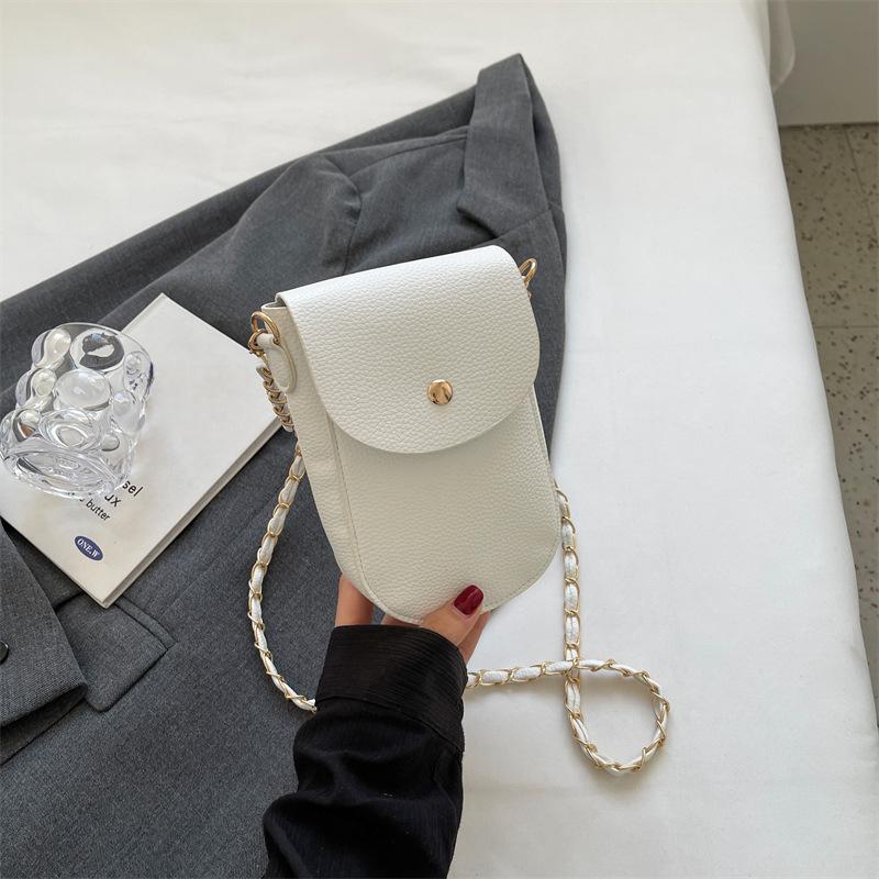 New Crossbody Bag for Women for Mobile Phones for Women Ins French Niche Design Shoulder Chain Bag for Women