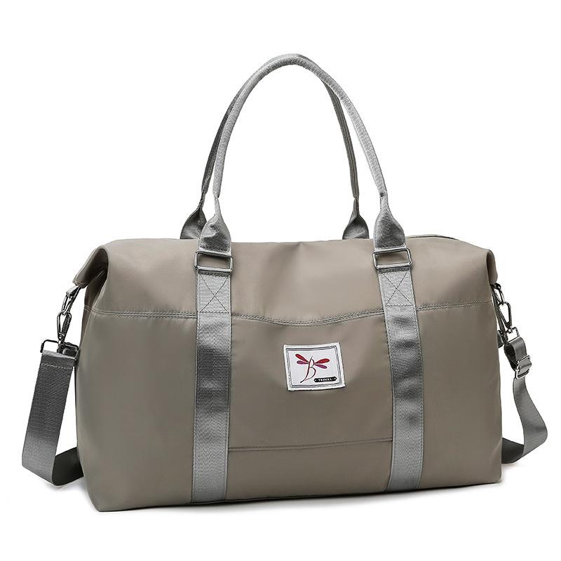 

New Travel Bag Business Travel Storage Bag Yoga Fitness Bag Boarding Bag світло-сірого кольору