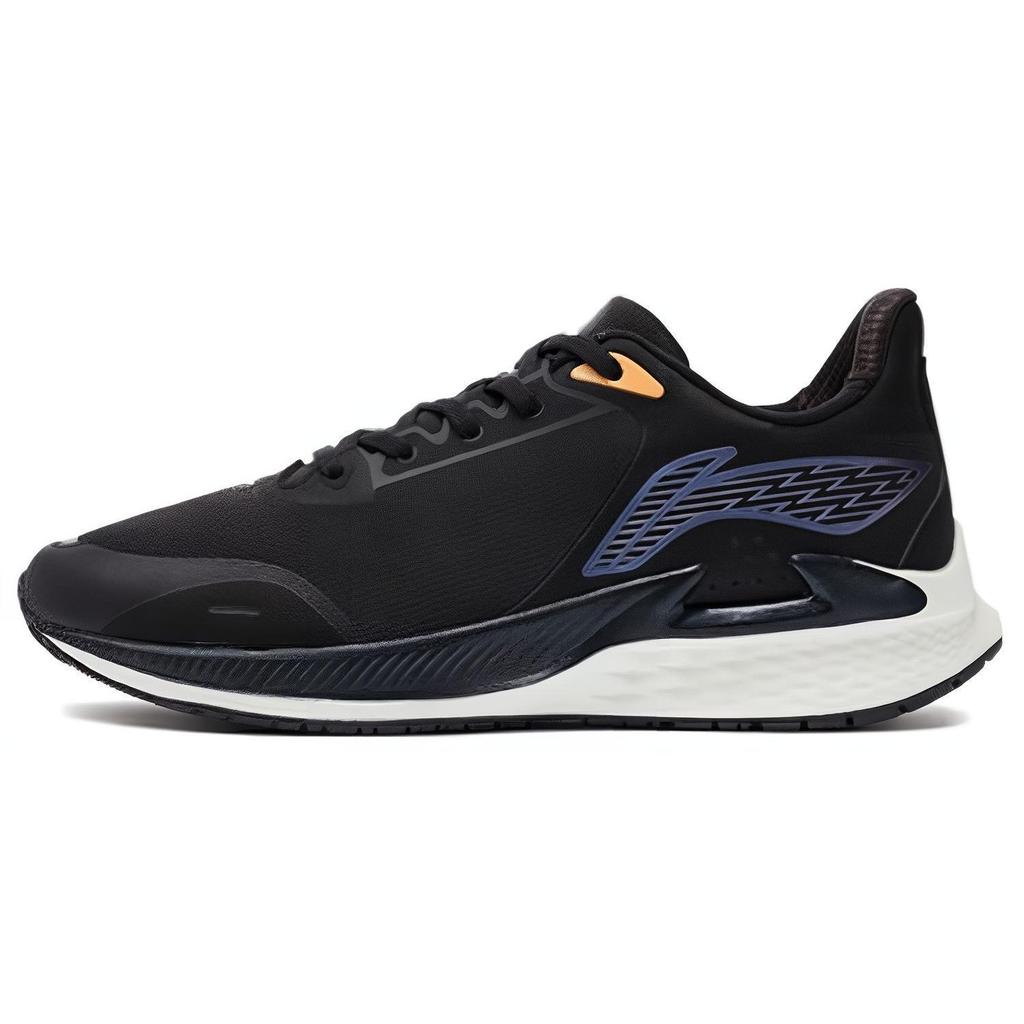 Li Ning Slip Resistant, Abrasion Resistant, Breathable Low top Running Shoes Women's Black ARMR018-1