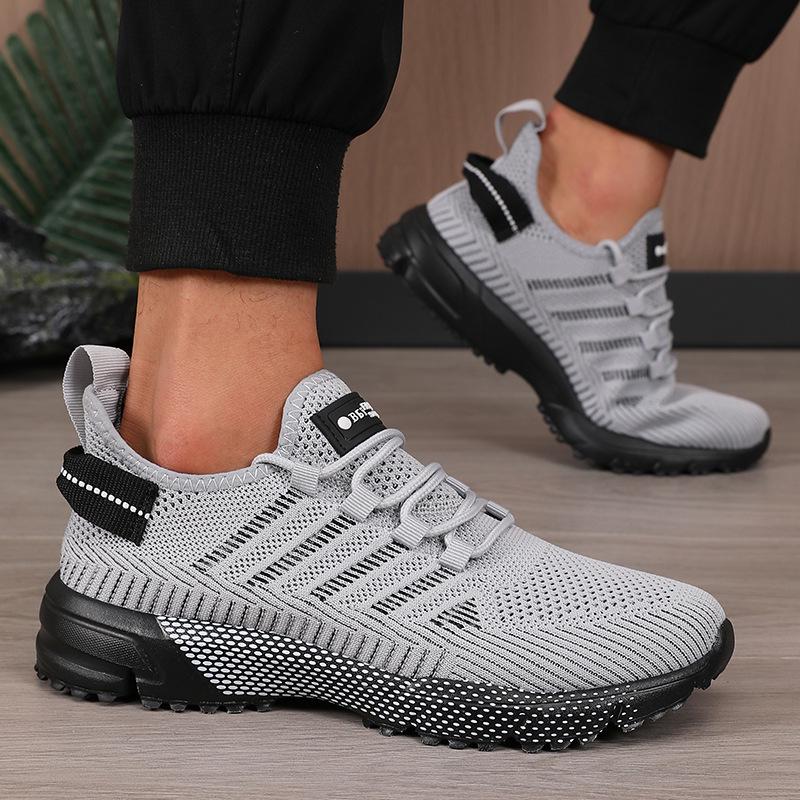 Zapatillas de Running Casuales de Encaje de Moda para Hombre para Deportes al Aire Libre en Verano