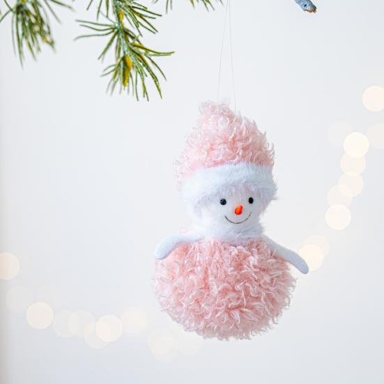 Christmas Pendant Ballet Girl Doll Ornament Hanging Decor with Lanyard Christmas