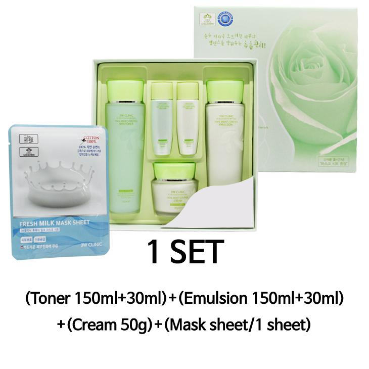 

Набор для ухода за кожей Snail Moist Control (Тонер+Эмульсия+Крем+Тканевая маска) Корейская косметика 1