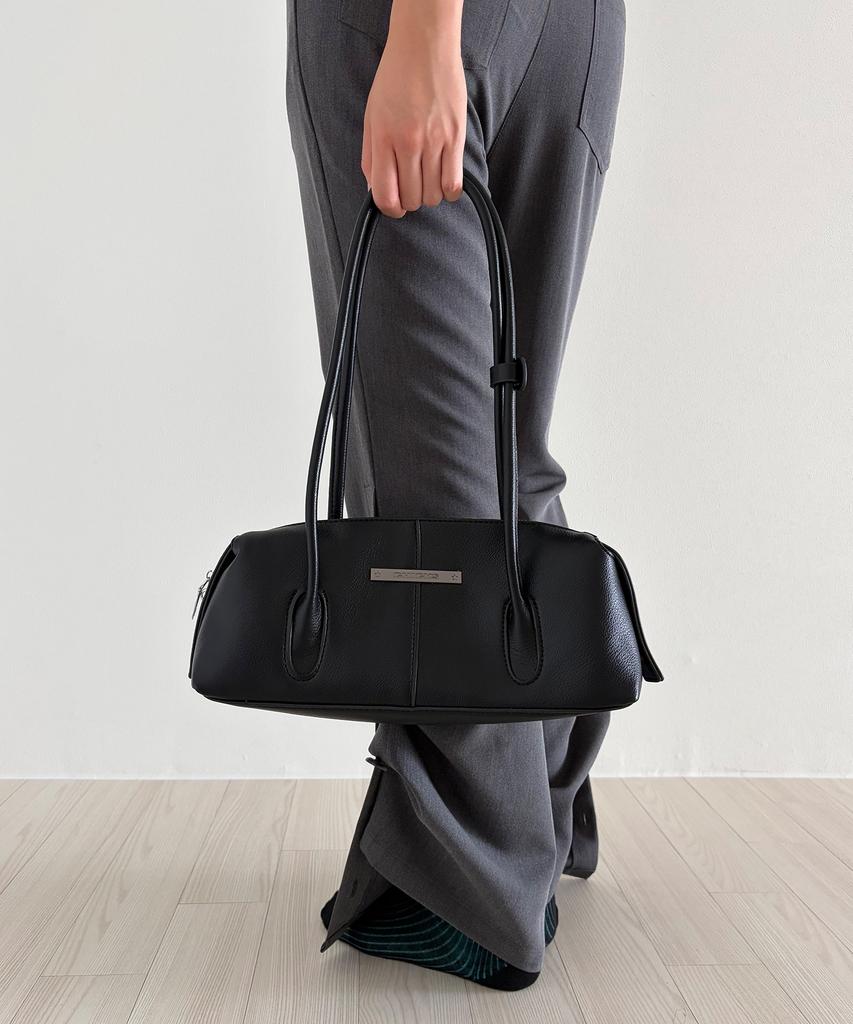 Chicks Soft Leather Cylinder Bowling Bag Black