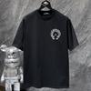 8929 CHROME HEARTS 2026 Summer New High Quality Cotton Round Neck Loose Large Size Men's and Women's T-shirt Couple T-shirt