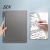 Grid Paper for Drawing A5 Spiral Notebook, Lined /Horizontal Grid/Blank Inner Page, Multifunctional Writing Pad Morandi Solid Color Cover Sketchbook