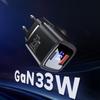 33W GaN Charger USB Type C Fast Charging Adapter Quick Charge QC3.0 PD USB-C Wall Charger For iPhone Samsung Xiaomi iPad