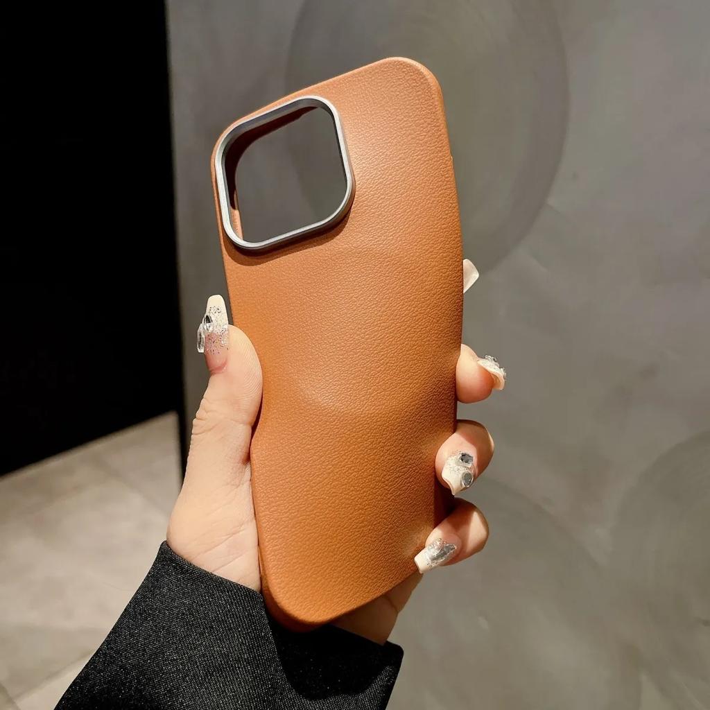 Luxury Matte Leather Phone Case for Xiaomi Redmi Note 14 13 12 12S 11 11S 10S Pro Plus Redmi 14c 13c 12c 4G 5G Shockproof Cover