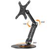 UPERFECT VESA Monitor Desk Mount Single Monitor Stands Freestanding Fits 12'' to 22'' Computer Screen with Height Adjustable
