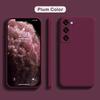 Coque Carrée de Luxe en Silicone Liquide Pour Samsung Galaxy S26 S25 S24 S23 FE S22 Ultra S21 S20 S10 Plus A52 A53 A54 A33 A72 A32 4G 5G Housse Souple