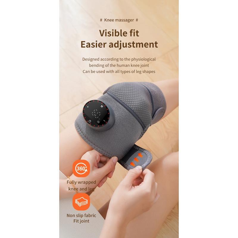 Neu Heizung massage knie pads gemeinsame heiße kompresse warme massage schulter knie ellenbogen drahtlose