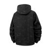 Men's Winter Fashion Casual With Thick Lambskin Fleece Hooded Cardigan Jacket
